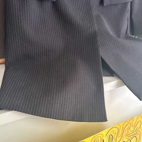 Dynamite Charcoal Pinstripe Skirt Set - Picture 8 of 16